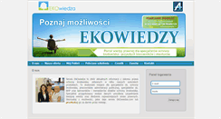 Desktop Screenshot of ekowiedza.com