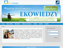 Tablet Screenshot of ekowiedza.com